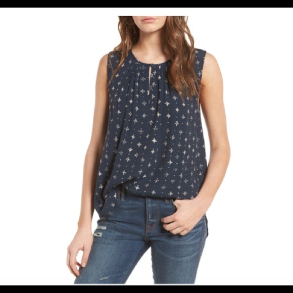 Madewell Tops - Madewell memory medallion dot tank size small
